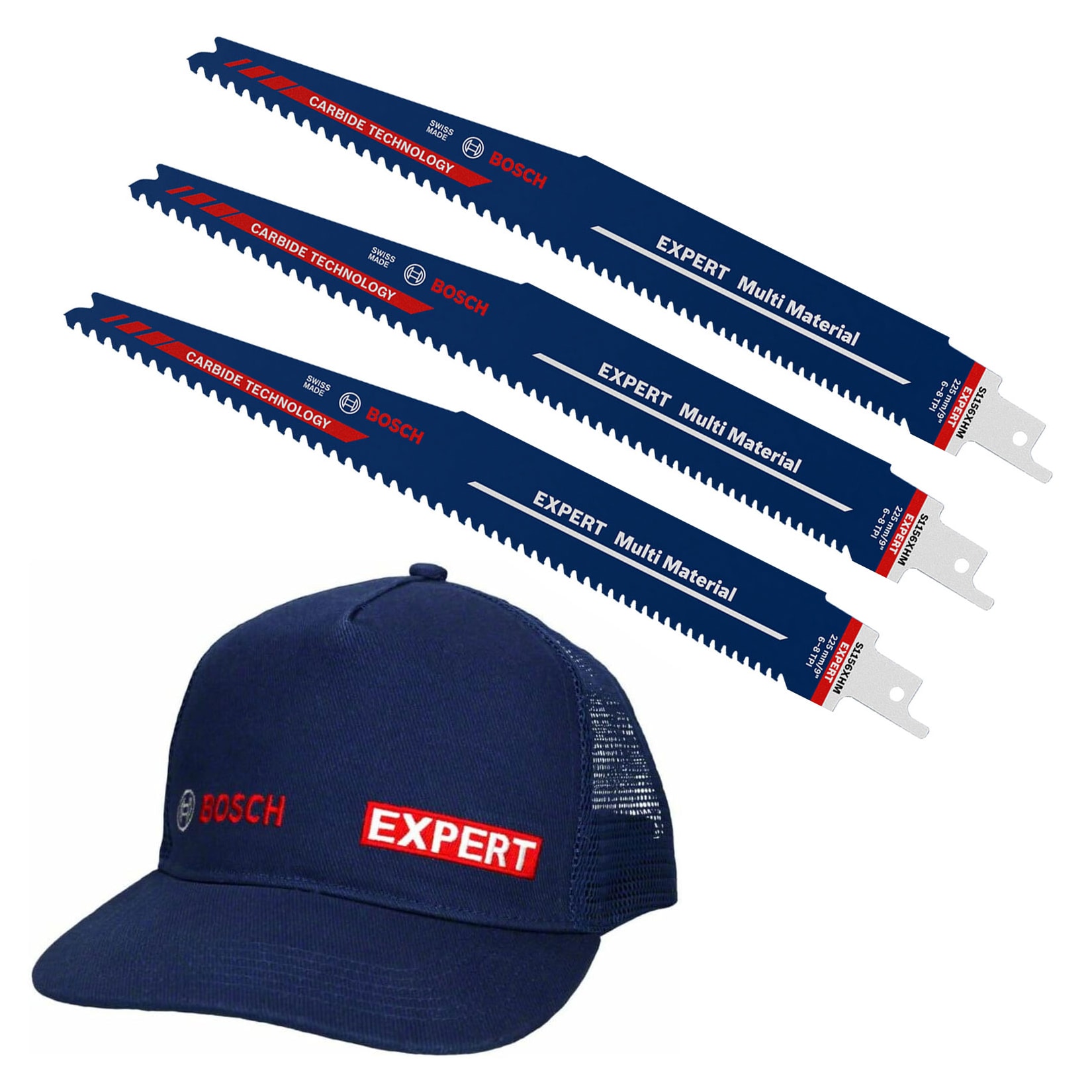 EXPERT Säbelsägeblatt ‘Multi Material’ S 1156 XHM + gratis EXPERT Cap