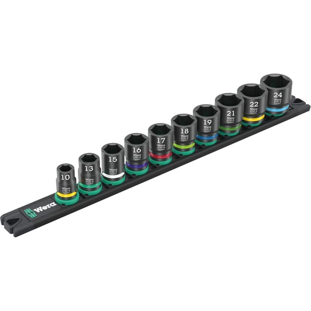 9607 Nuss-Magnetleiste B Impaktor 1 Steckschlüsseleinsatz-Satz 3/8
