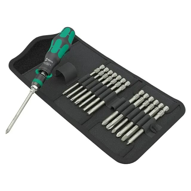 Kraftform Kompakt 838 RA-R M Set 1, mit Ratschenfunktion, Bit-Satz