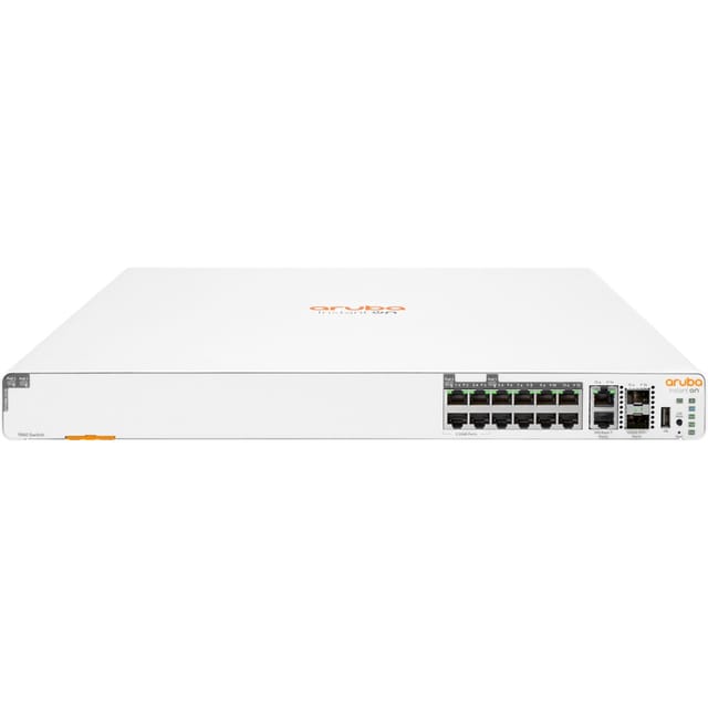 Networking Instant On Switch 8p Gigabit CL4 4p SR2.5G CL6 Gigabit PoE 2 Anschlüsse 10GBT 2p SFP+ 480 W 1960