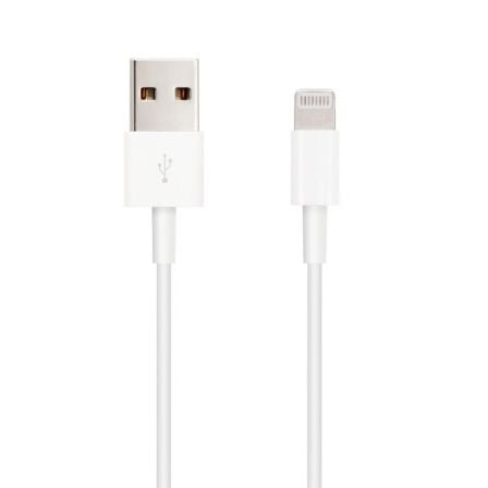 Nanocable - Apple Lightning Iphone To Usb 2.0 Cable 2m Iphone Lightning-usb A/m Connection For Charging And Data Iphone - Colour White