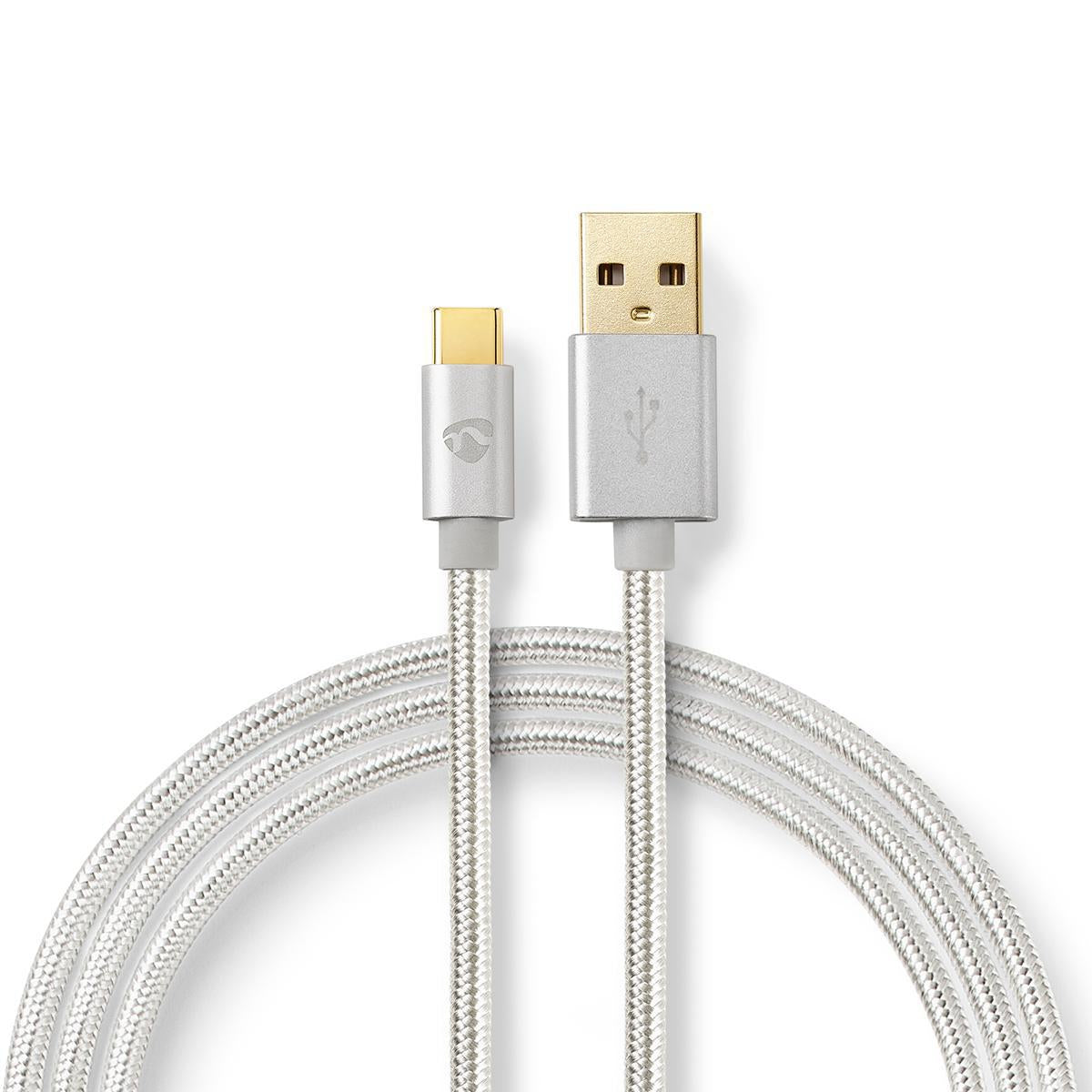 Usb Kabel Usb 20 Usb A Stecker Usb C Stecker 15 W 480 Mbps Vergoldet 200 M Rund Geflochten Nylon Aluminium Box Mit Abgedecktem Fenster