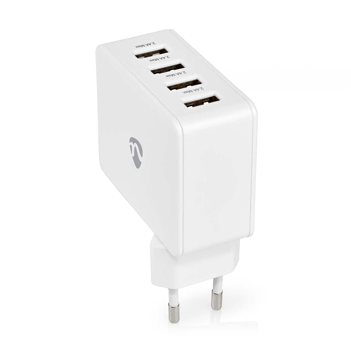 Nedis - Wandladegerat 24 W Schnellladefunktion 4x 24 A Anzahl Der Ausgange 4 4x Usb A Ohne Kabel Einzelspannungsausgang