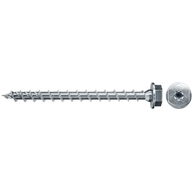 Holzbauschraube PowerFast II 10,0x100 6kant TX