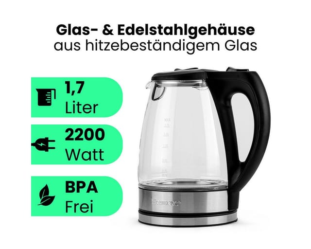 Glas-Wasserkocher WKS 3744 G