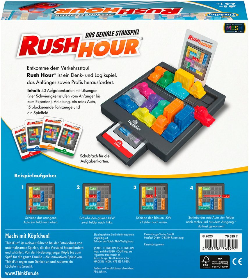 Rush Hour 2024, Denkspiel