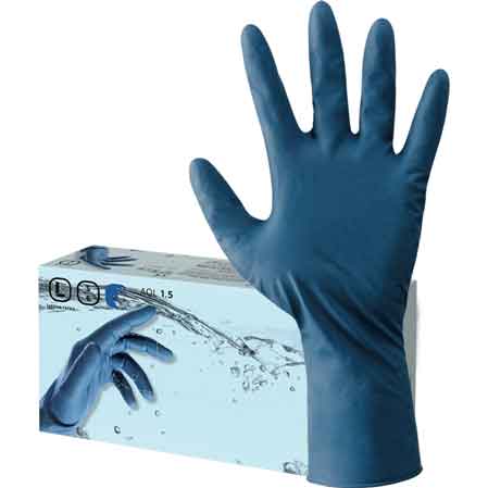 Latexschutzhandschuh "plus" Einmalhandschuh Größe S - Box Mit 50 Stück