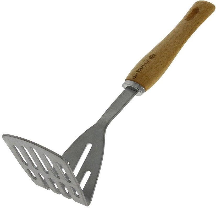 De Buyer Kartoffelstampfer B Holz Inox Silber 29 Cm