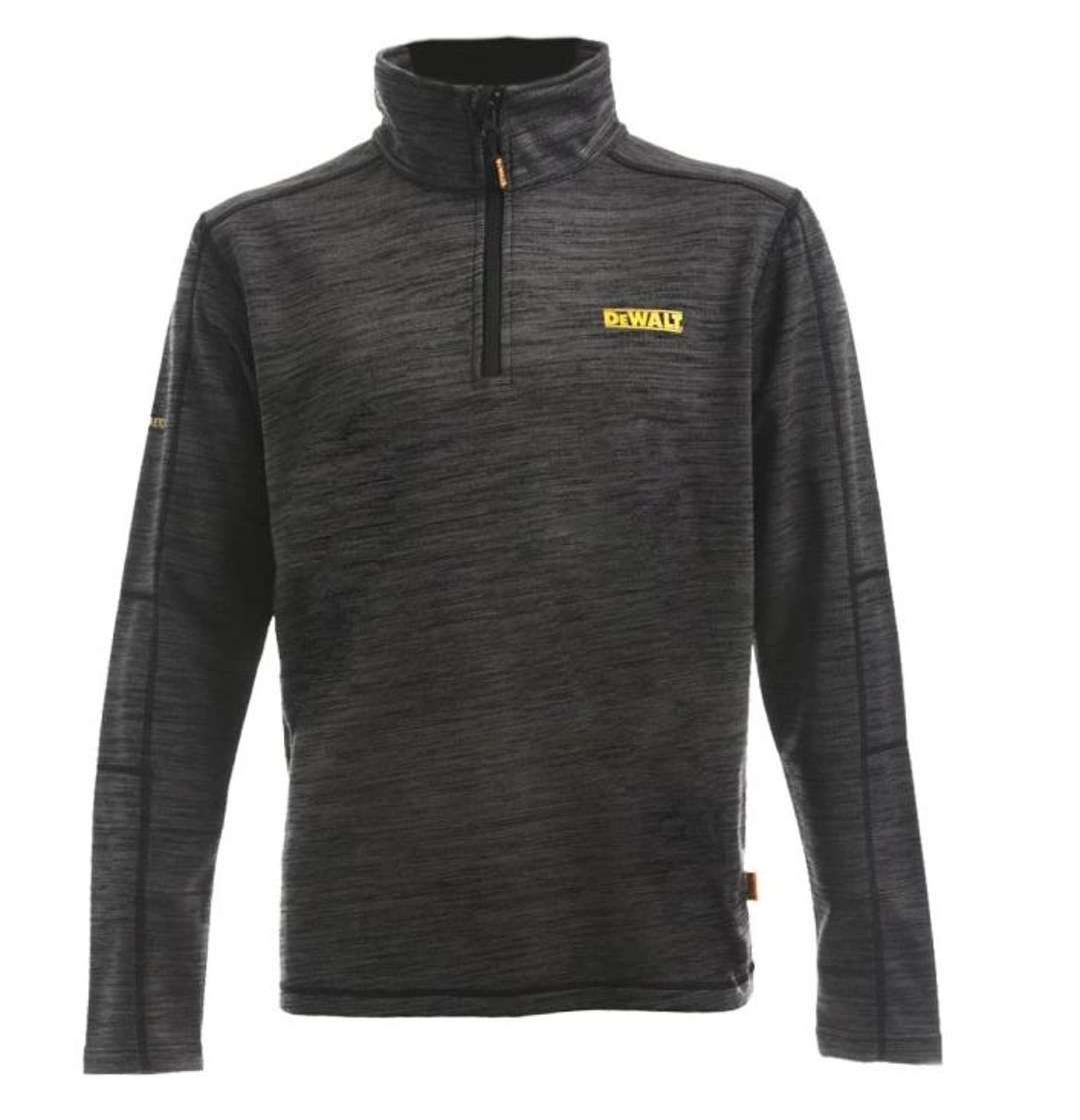 Dewalt - Jonesborough Original Quarter Reißverschluss Herren-sweatshirt, Größe Xl, Dunkelgrau 48935/xl