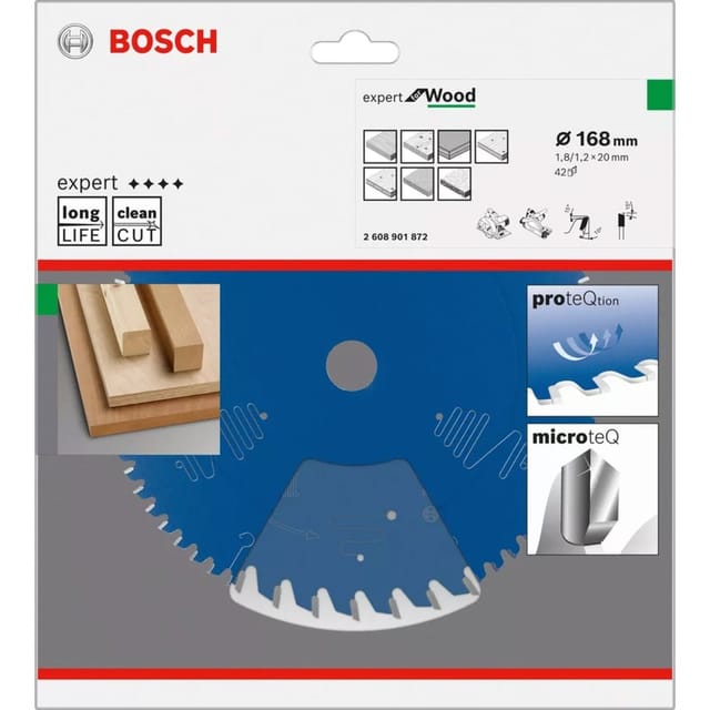 EXPERT Wood Kreissägeblatt, Ø 168mm, 42Z