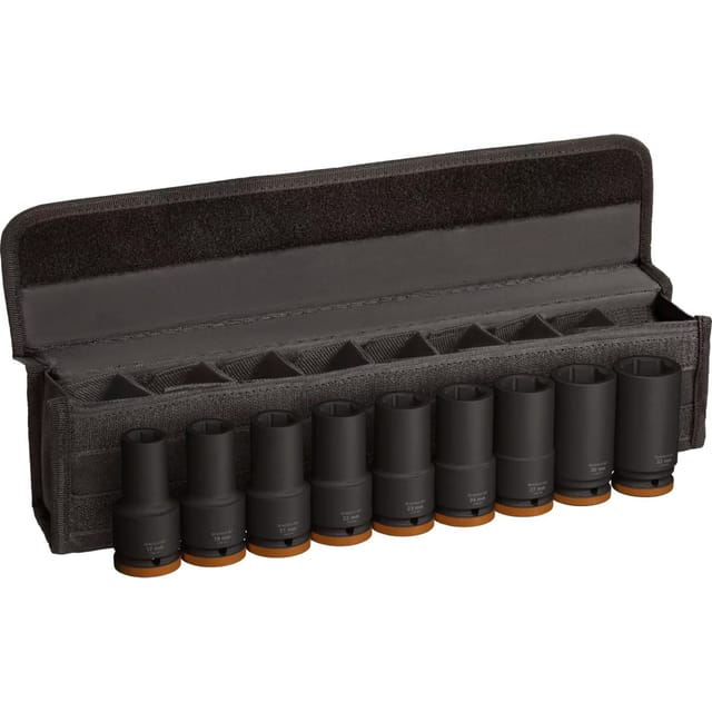 PRO Impact Steckschlüsseleinsatz-Set 3/4", 9-teilig
