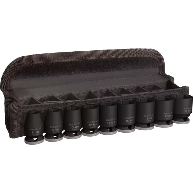 PRO Impact Steckschlüsseleinsatz-Set 3/8", 9-teilig