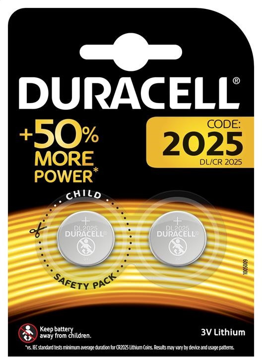 Duracell Specialties - Elektronikbatterien 2025 2pk Einwegbatterie Cr2025 Lithium