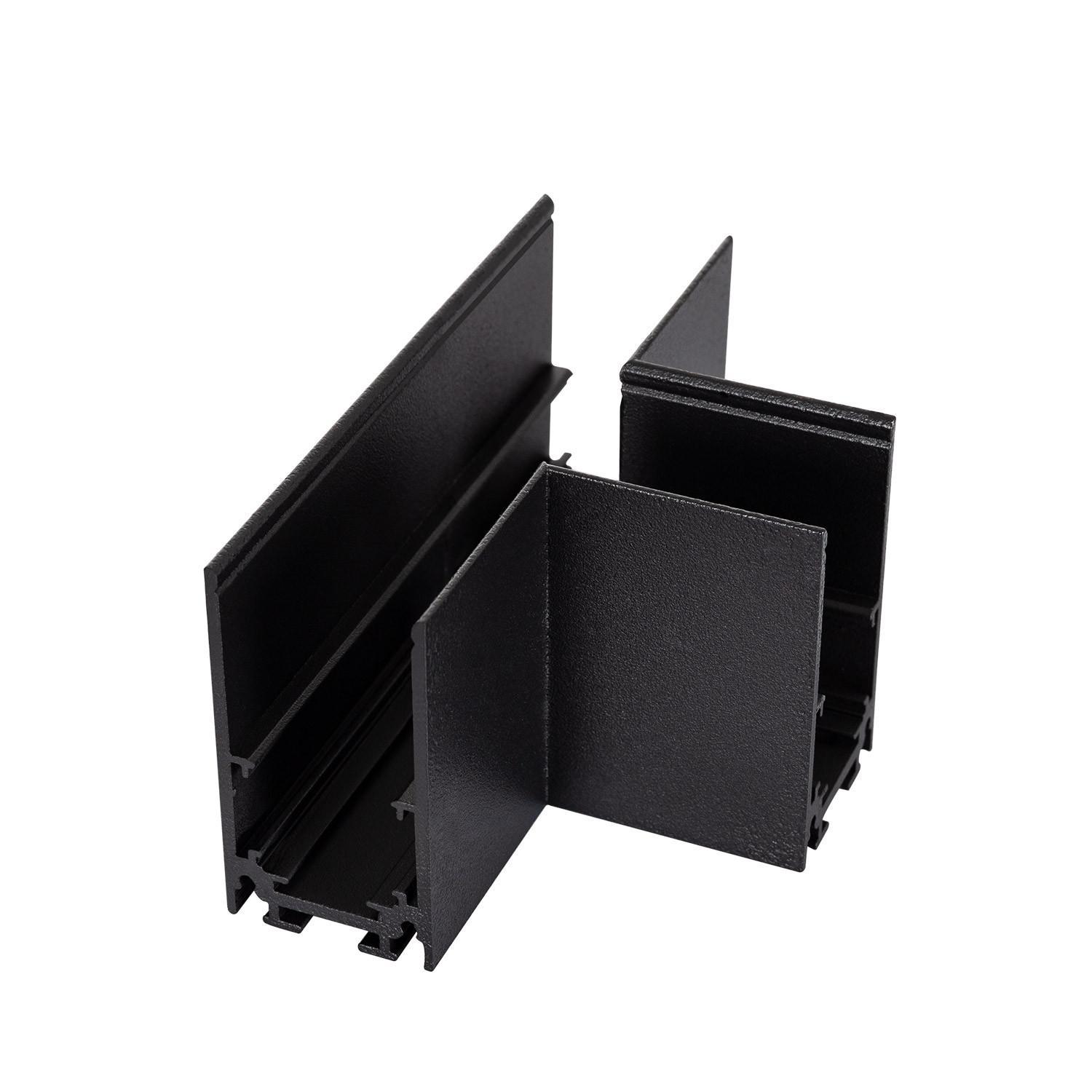 Efectoled - Horizontale T-verbindung Für Magnetschiene Aufbau 20mm Schwarz