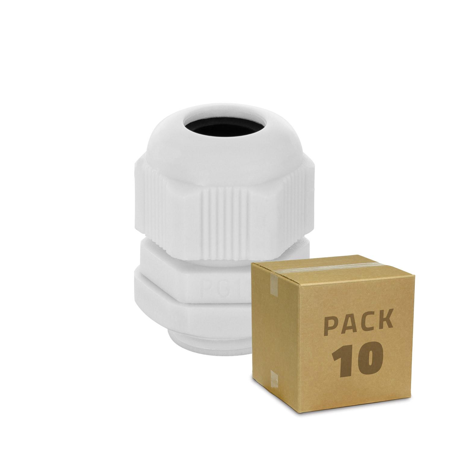 Efectoled - 10er Pack Kabelverschraubung Aus Nylon Ip68 Verschiedene Größen Pg21