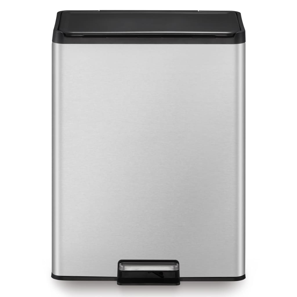 Tretmülleimer Essential 2x20 L Mattsilber Eko