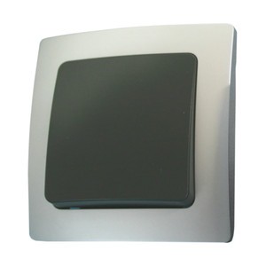 Schalter Electro-dh Lille Modernes Design Silber Grau