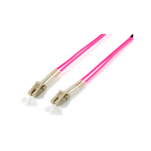 Equip Lwl Patchkabel Lc-lc 5.00m Multimode Duplex Om4 Vio Polybeutel (255515)