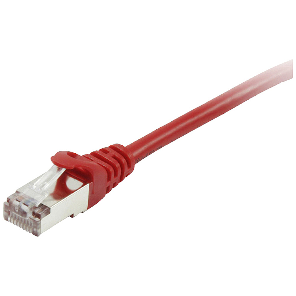 Equip 605527 Rj45 Netzwerkkabel, Patchkabel Cat 6 S/ftp 0.50 M Rot Vergoldete Steckkontakte 1 St.