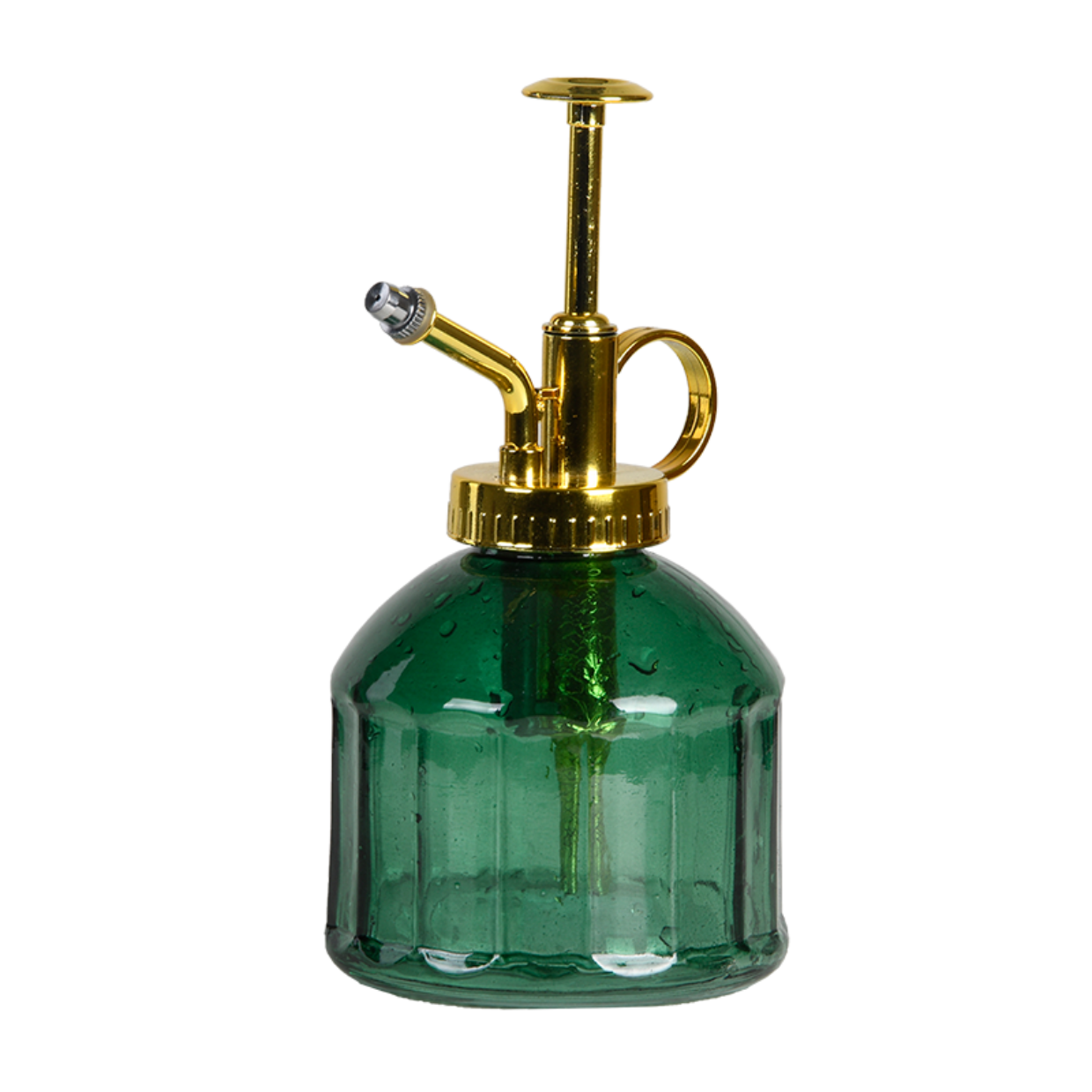 Grüner Und Goldener Wasser- Und Parfümzerstäuber