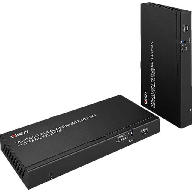 70m Cat.6 HDMI 4K60, Audio, IR & RS-232 HDBaseT Extender mit ARC, HDMI Verlängerung