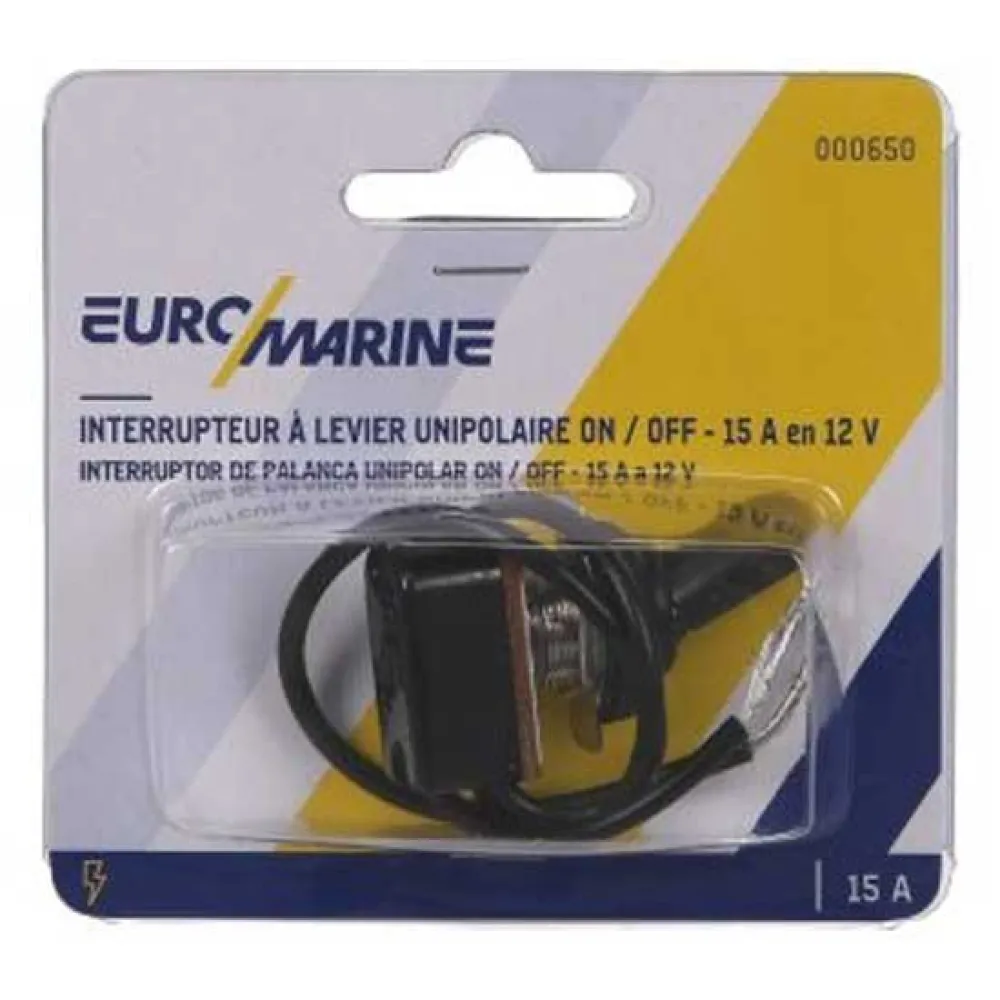Schalter Euromarine Lever Switch 15a 12v Wasserdicht