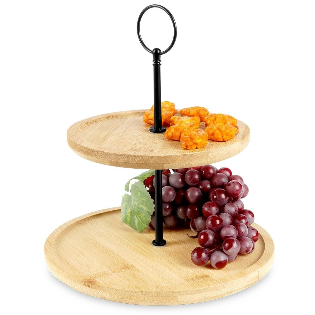 Two Tier Cookie Tray For Cookies Fruit And Snacks
