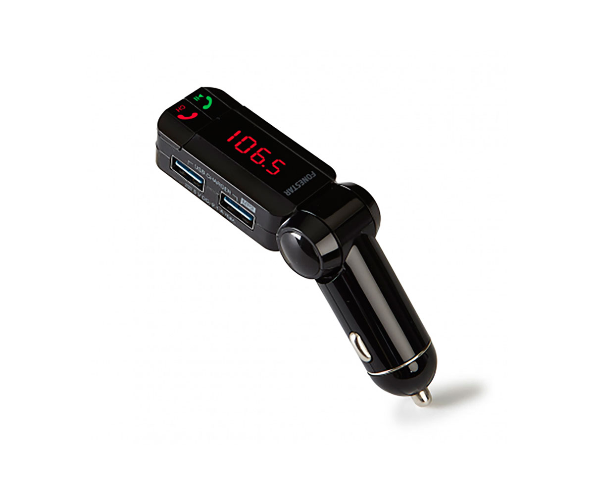 Fonestar - Tl-3ub Sender Fm Bluetooth Mit Usb Und Freisprecheinrichtung Mit Mikrofon Für Den Zigarettenanzünder Des Autos