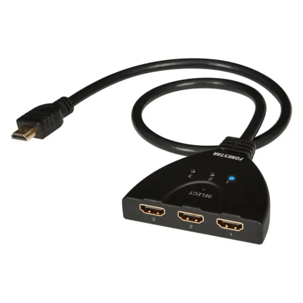 Hdmi 3e/1s 1080p@60hz Umschalter Fonestar Fo-513 Fo-513