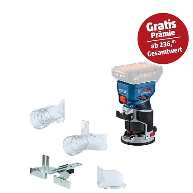 Akku-Kantenfräse GKF 18V-8 Professional solo, 18Volt, Oberfräse