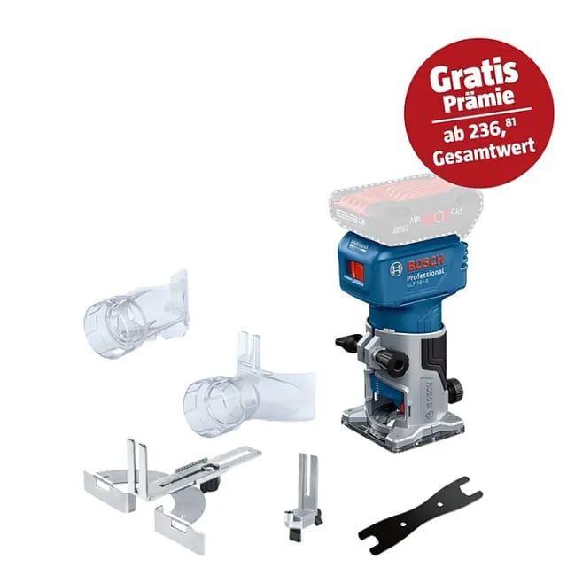 Akku-Kantenfräse /-Laminatschneider GLF 18V-8 Professional solo, 18Volt, Oberfräse