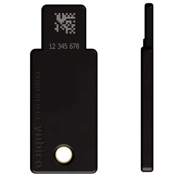 YubiKey 5 NFC, Sicherheitsschlüssel