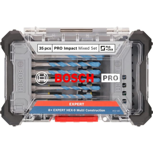 PRO Impact Mixed Bit-Set, 35-teilig, Bohrer- & Bit-Satz