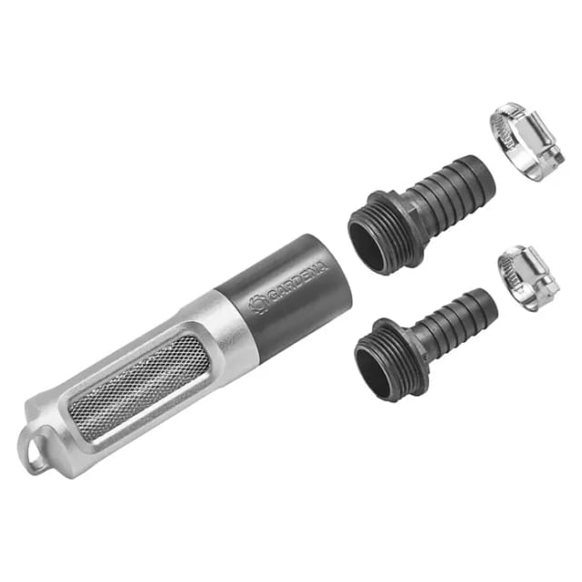 Metall-Saugfilter mit Rückflussstop, 19mm (3/4") / 25mm (1")