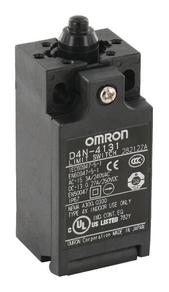 Endlagenschalter Kuppenstößel Omron D4n4131