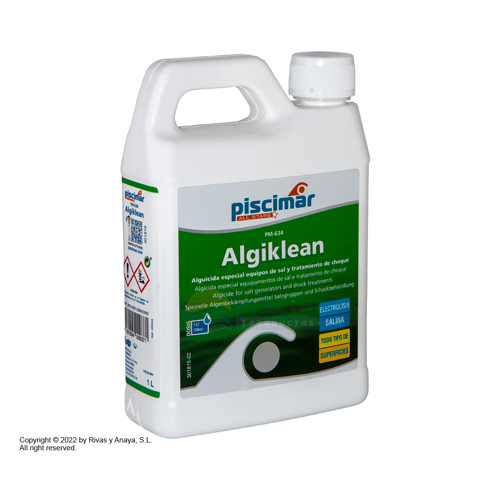 Piscimar - Algiklean, Spezielles Algizid Für Die Salzelektrolyse. 1,1 Kg