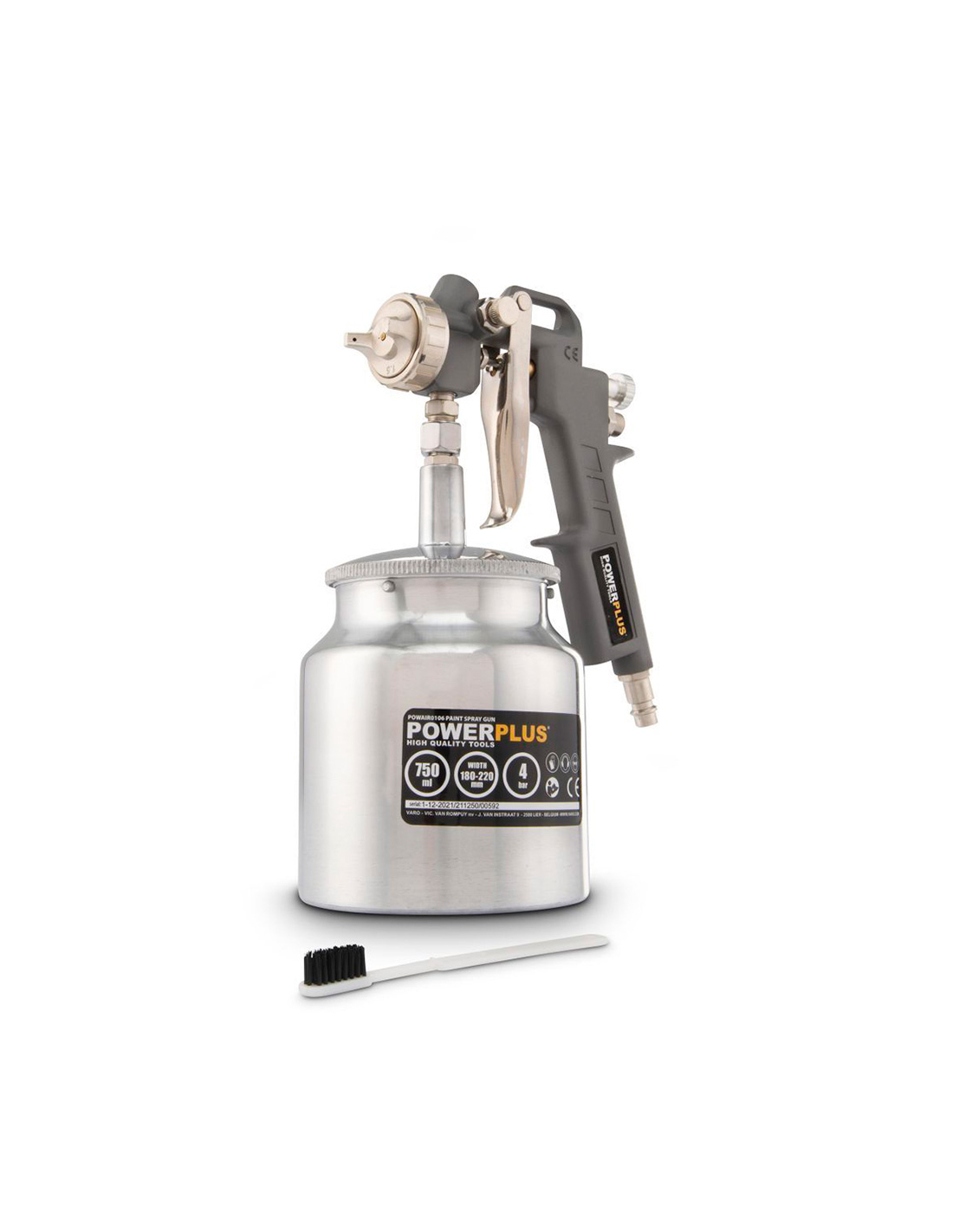 Farbpistole Varo Air0106 Silber 1 5 Mm 750 Cc