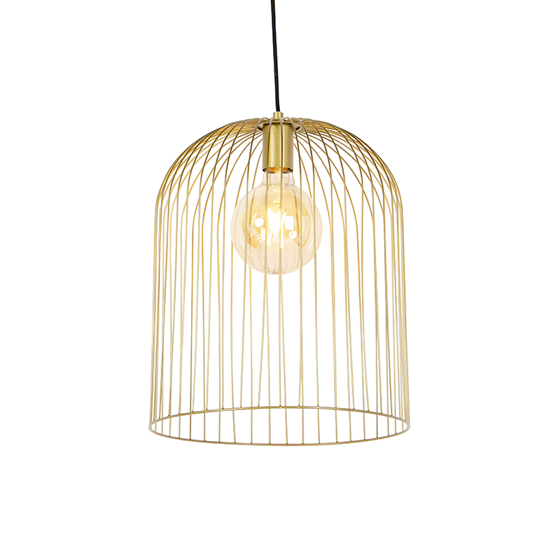 Qazqa Design Hängelampe Gold - Wire Knock