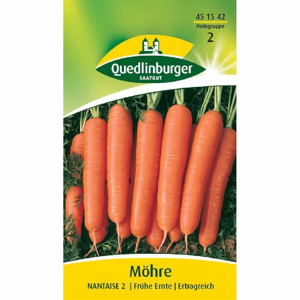Quedlinburger Möhren Nantaise 2 - Gemüsesamen