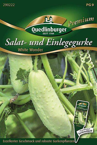 Quedlinburger Salat-u. Einlegegurke White Wonder - Gemüsesamen