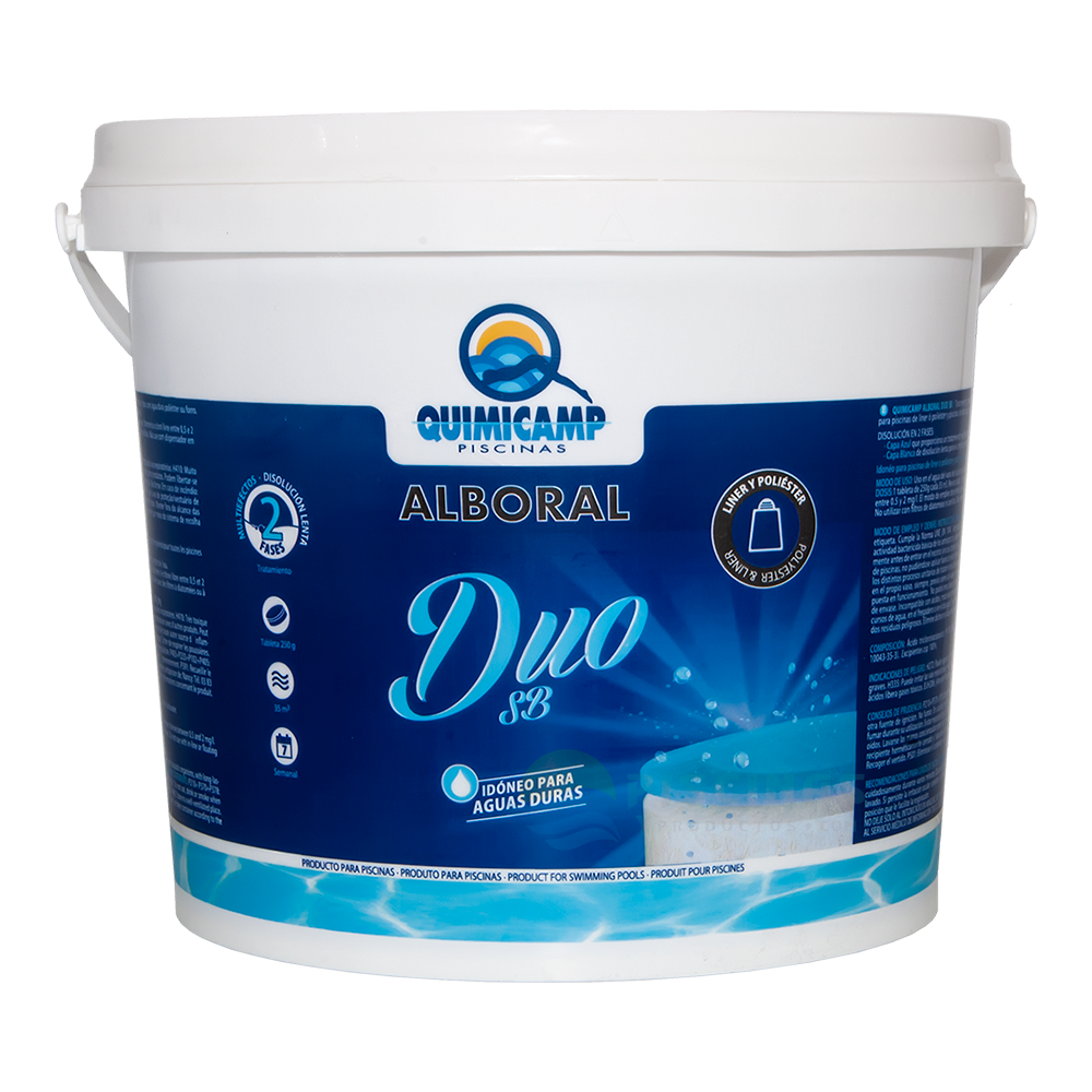 Alboral Duo Sb. Cloro Tabletas Multifunción, 5 Kg.