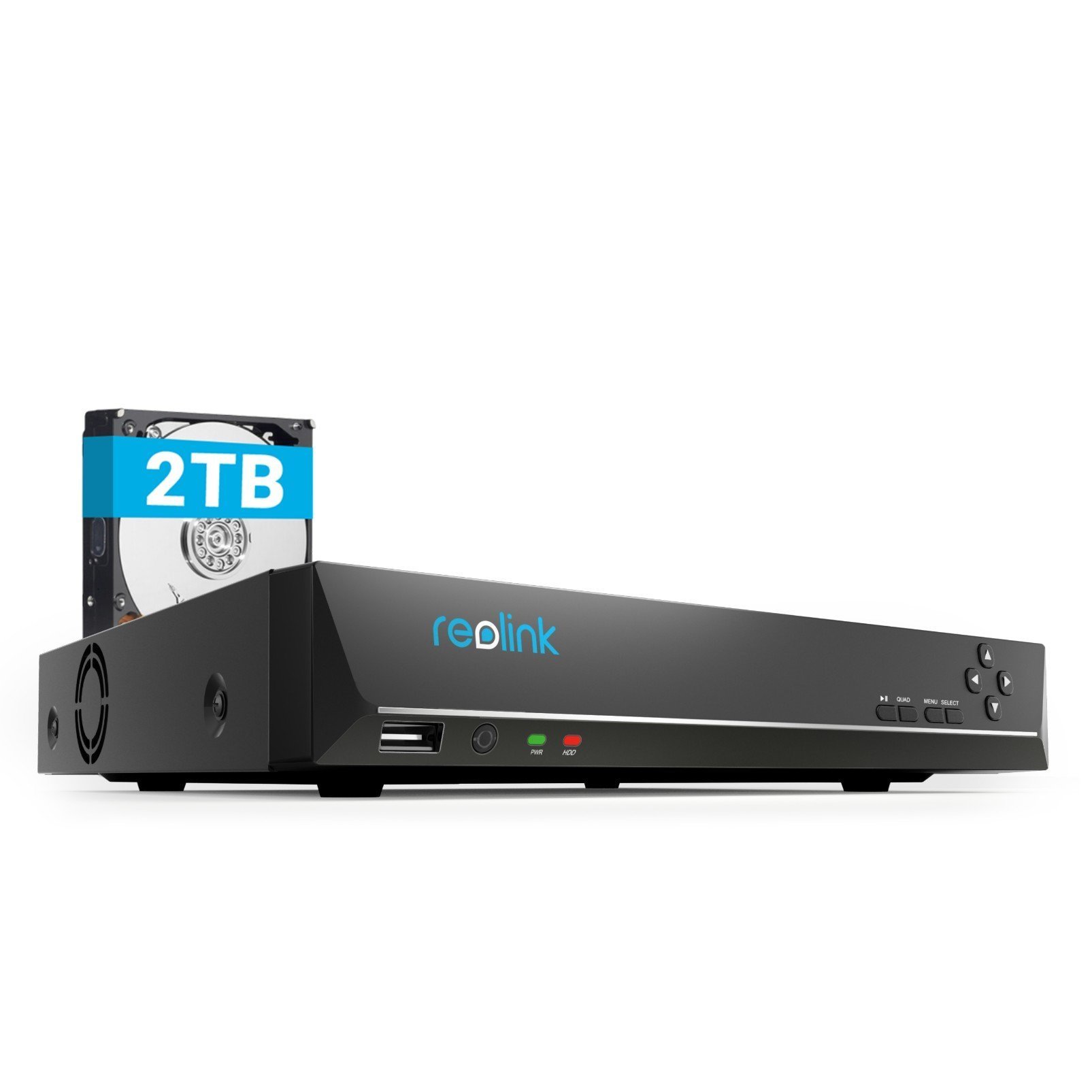 4k 8ch Poe Nvr Überwachungssystem Rekorder Mit 2tb Festplatte Videoüberwachung Für Ip Kamera Haus, Innen, Außen Sicherheit Rln8-410 - Reolink