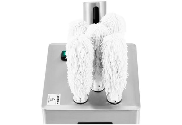 Royal Catering - Gläserpoliermaschine Gastronomie 5 Polierköpfe 330 Gläser/h 1320 W