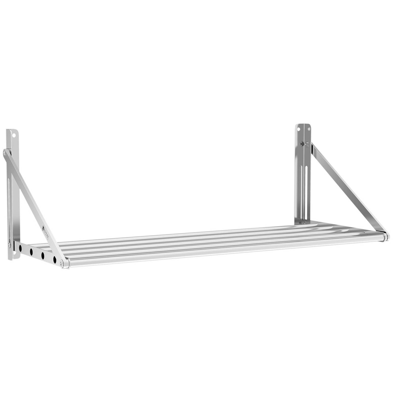 Royal Catering - Wandbord Klappbar Stangendesign 40 Kg Wandregal 100 X 45 Cm Küchenregal