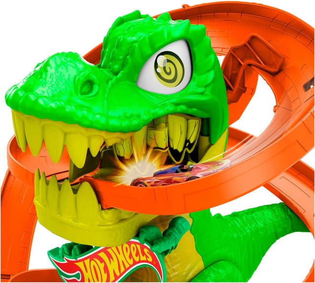 Hot Wheels City T-Rex-Schlacht, Rennbahn