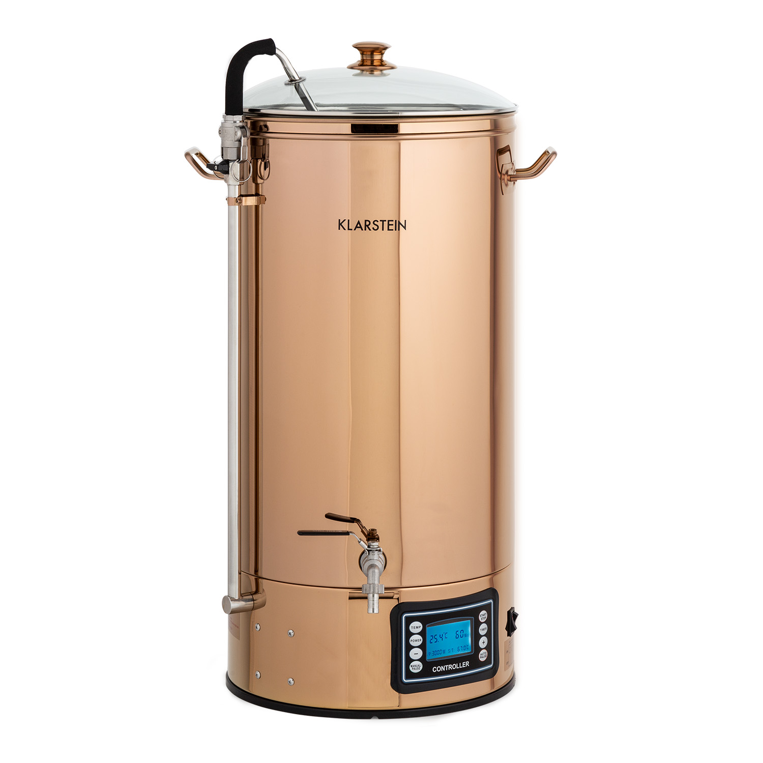Bierbrauset Zum Selber Brauen, Edelstahl Bierbrauset, 50l Bierbrauanlage, Xxl Maischekessel Beer Brewing Kit Für Anfänger, 9 Programme, Auto-modus, 3000w Bier Brau Kessel, Braukess - Klarstein