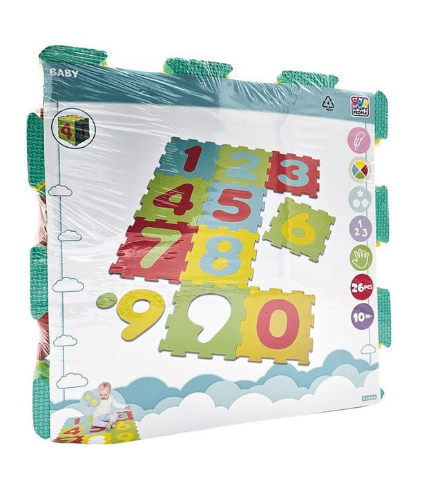 Puzzlematten mit Zahlen