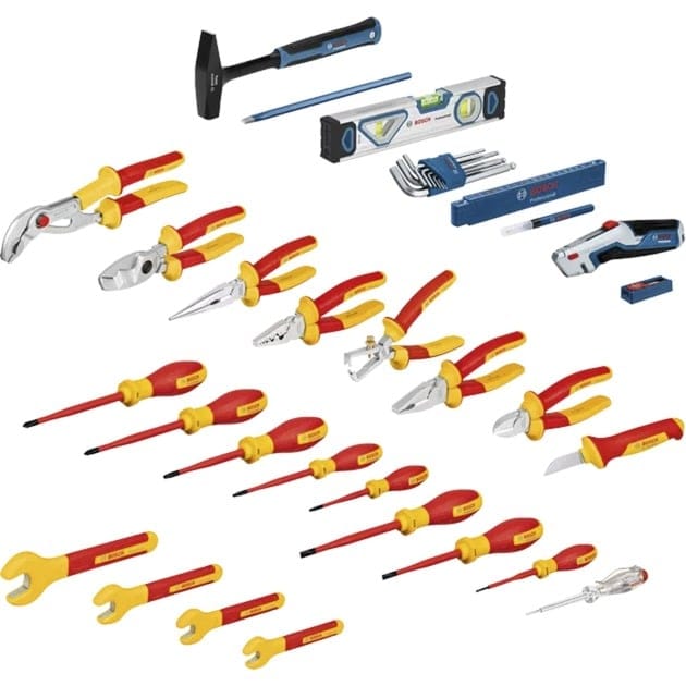 VDE-Elektrikerkoffer, 37-teilig, Werkzeug-Set