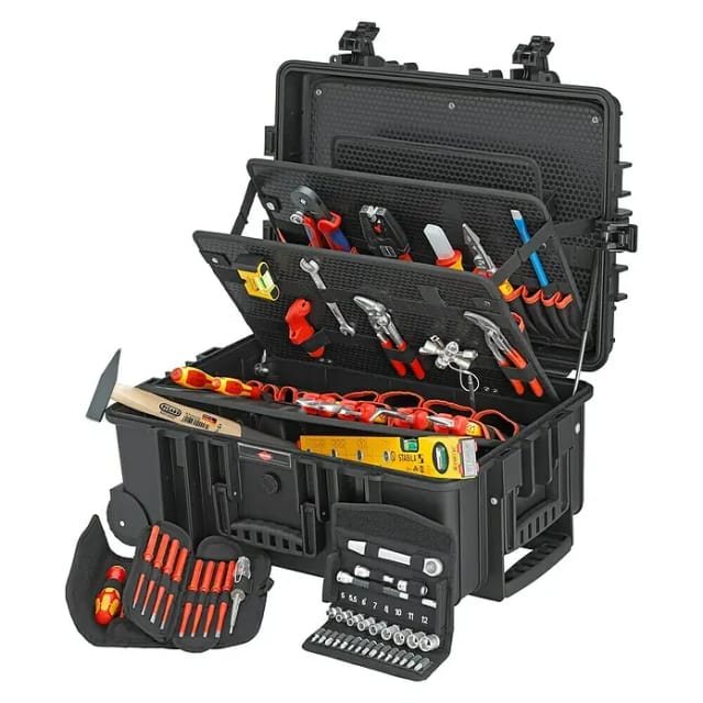 Werkzeugkoffer "Robust45 Move" Elektro, 63-teilig, Werkzeug-Set