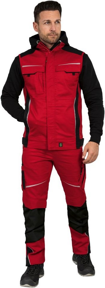 Leibwächter Weste Flex-line Flexv Gr. 4xl Rot/schwarz Bild 3
